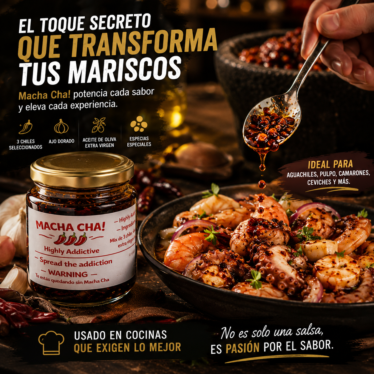 Salsa Macha Cha!