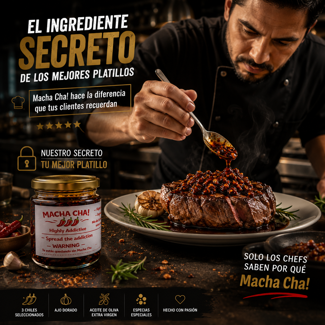 Salsa Macha Cha!